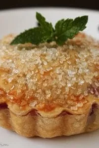 Easy Nectarine and Raspberry Mini Pies