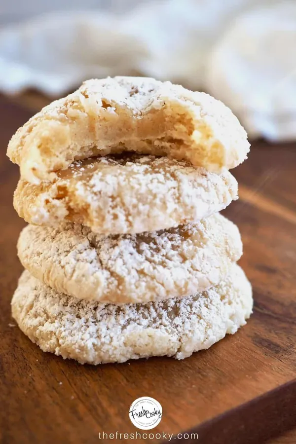 Eggnog Gooey Butter Cookies