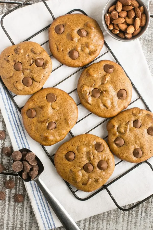 Flourless Chocolate Chip Cookies