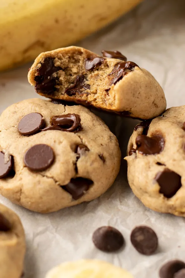 Gluten-Free Banana Chocolate Chip Cookies