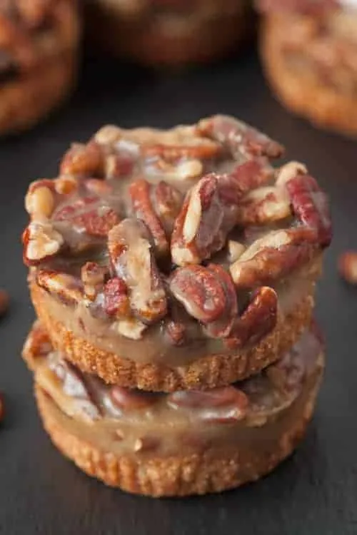 Gluten-Free Mini Caramel Pecan Tarts
