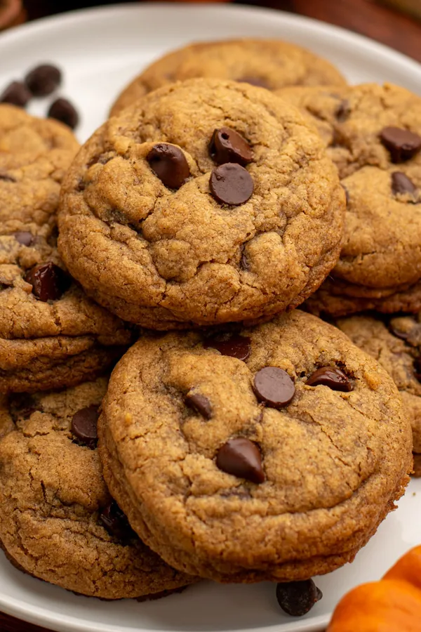 Gluten Free Pumpkin Chocolate Chip Cookies