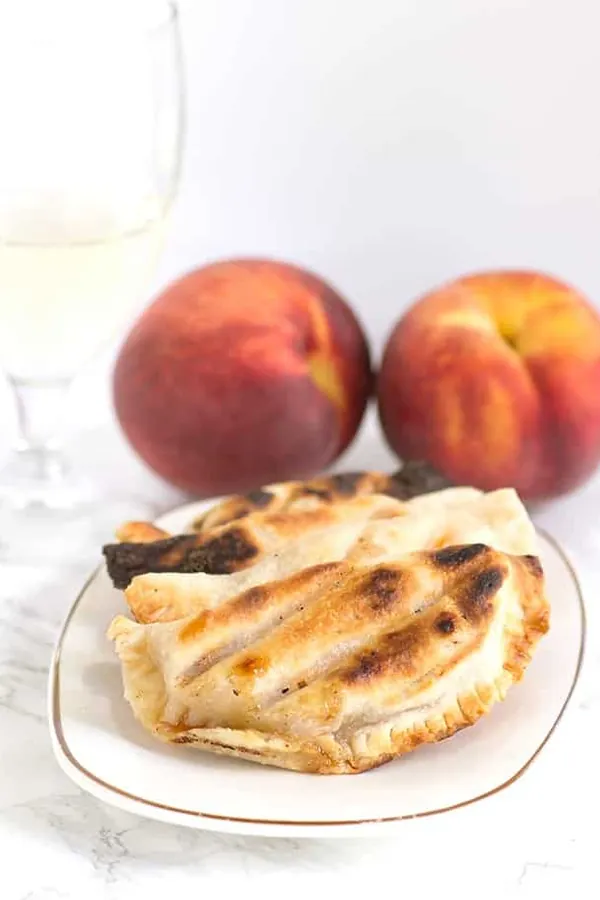 Grilled Peach Pies