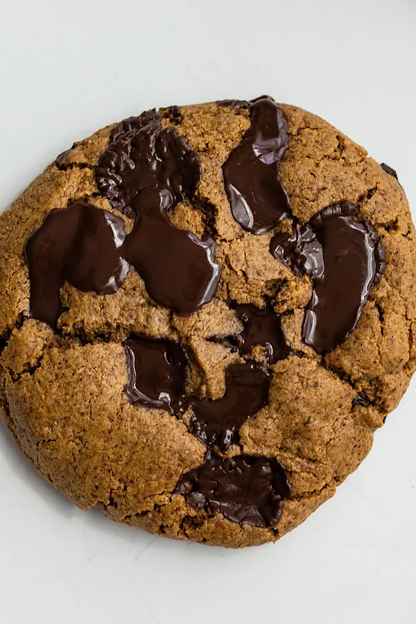 Healthy Single Serve Chocolate Chip Cookie (vegan)