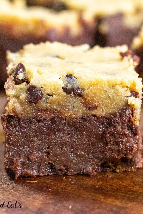 Keto Cookie Dough Brownies