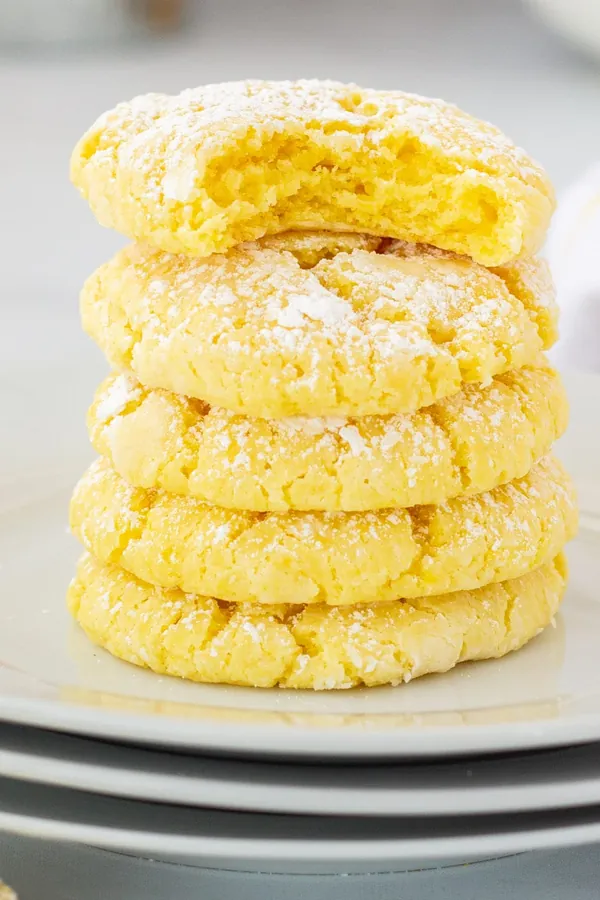 Lemon Cake Mix Cookies