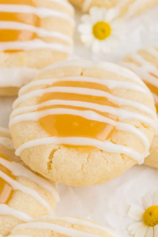 Lemon Curd Thumbprint Cookies