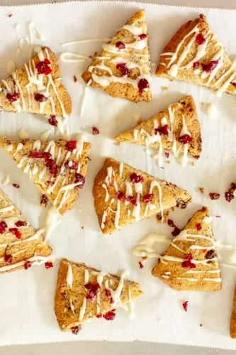 Lemon Drizzle Cranberry Cookies