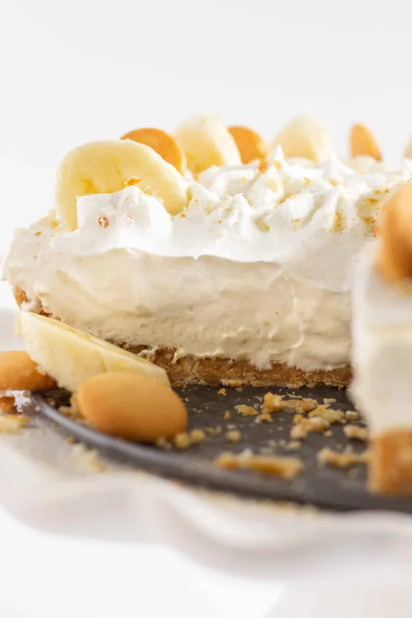 No Bake Banana Cheesecake