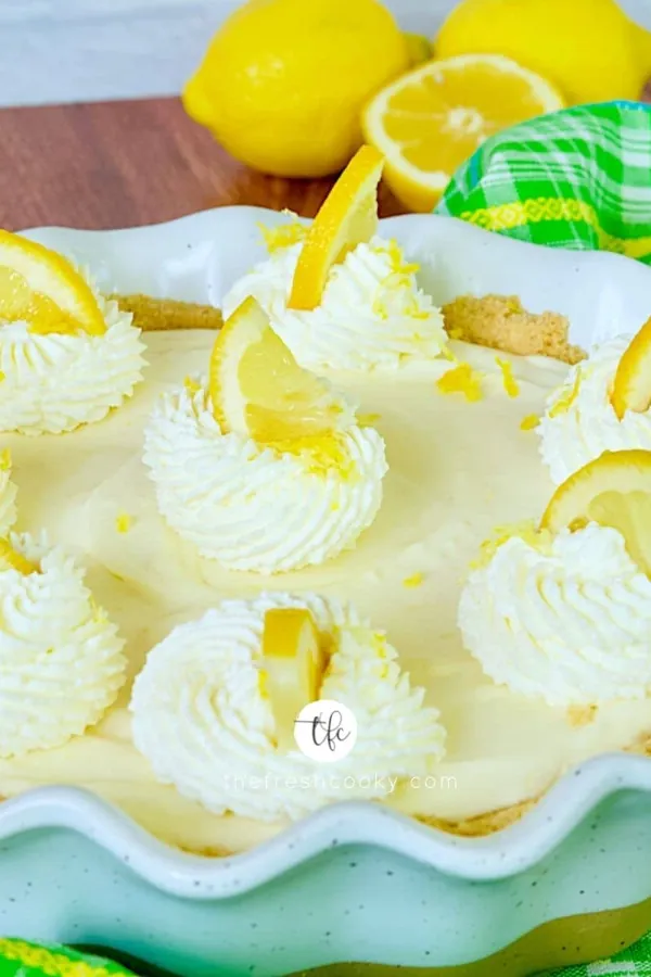 No Bake Lemon Icebox Pie Recipe