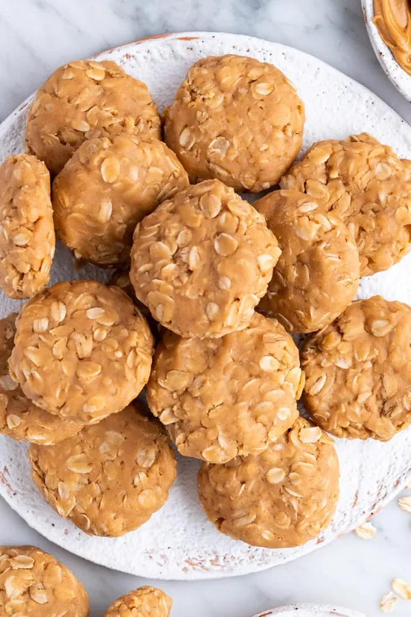 No Bake Peanut Butter Cookies