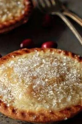 Pear and Cranberry Individual Pies
