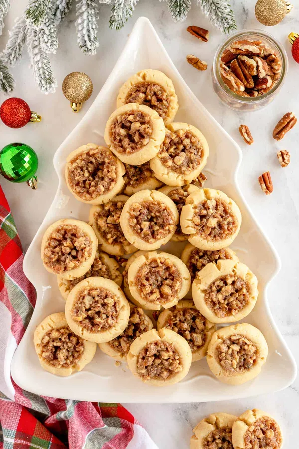 Pecan Pie Thumbprint Cookies