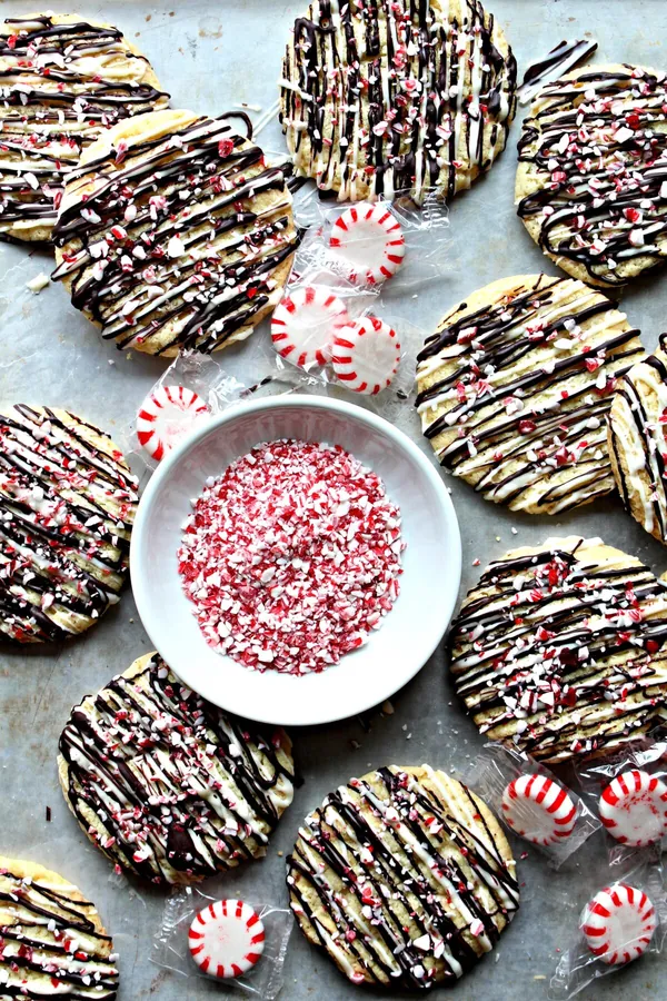 Peppermint Crunch Cookies (Time Saver Recipe)