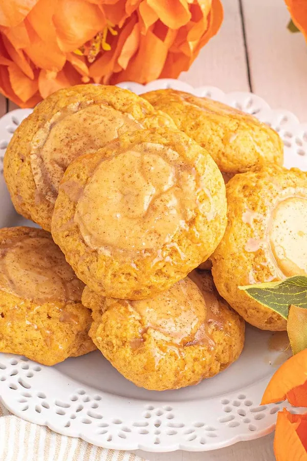 Pumpkin Cheesecake Cookies