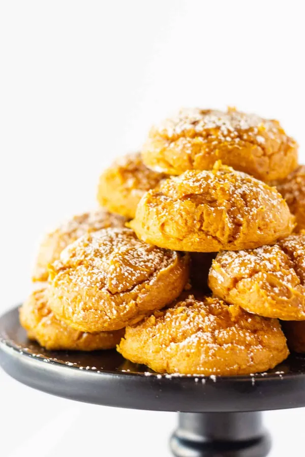 Pumpkin Cream Cheese Cookies Made with a Cake Mix