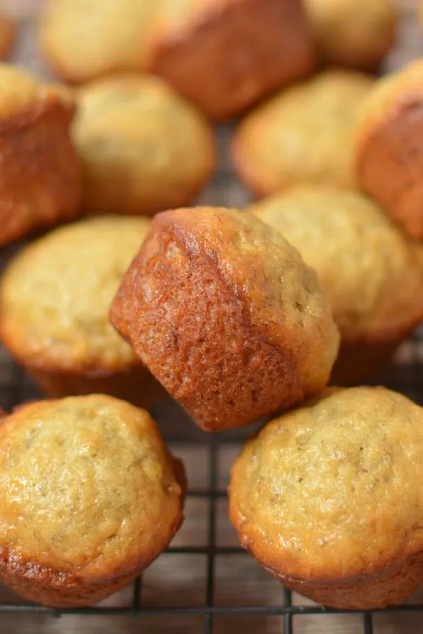 Quick and Easy Mini Banana Muffins