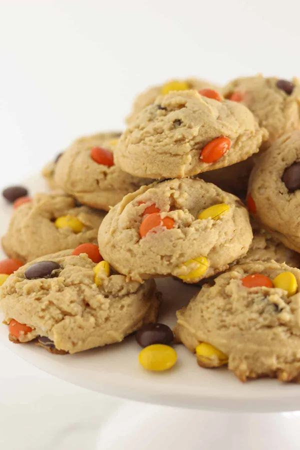 Reese's Pieces Peanut Butter Cookies