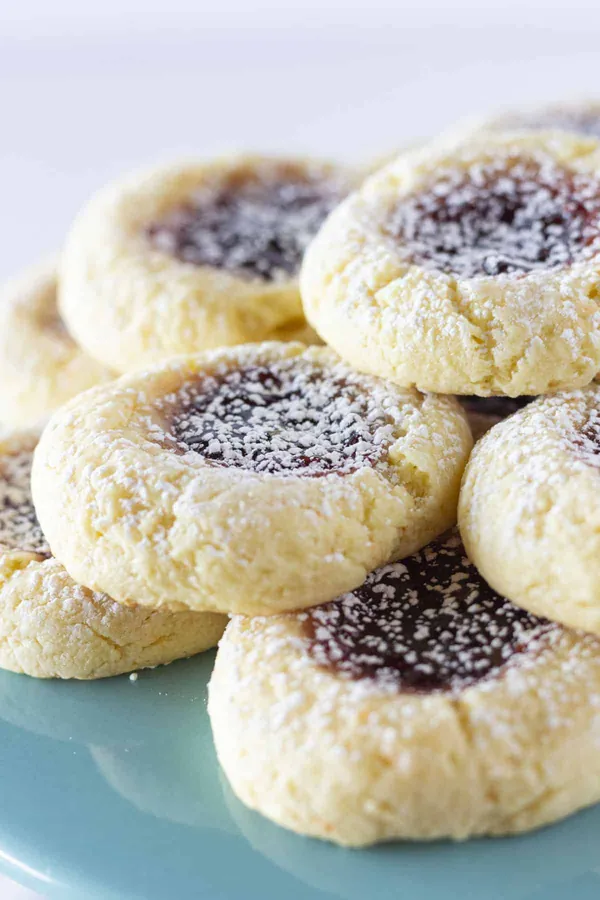 Yellow Cake Mix Thumbprint Cookie Recipe