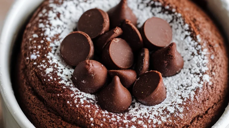 5-Minute Chocolate Mug Cake - Featured