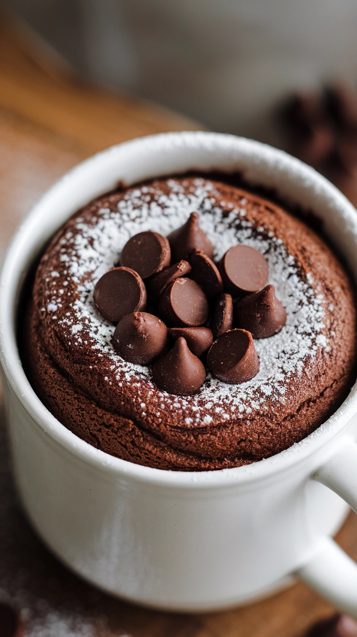 5-Minute Chocolate Mug Cake