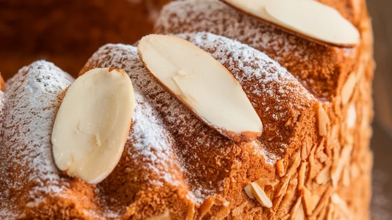 Almond Vanilla Tea Cake - Featured