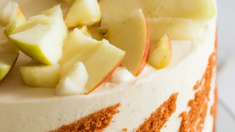 Apple Cream Cheese Swirl Cake - Featured