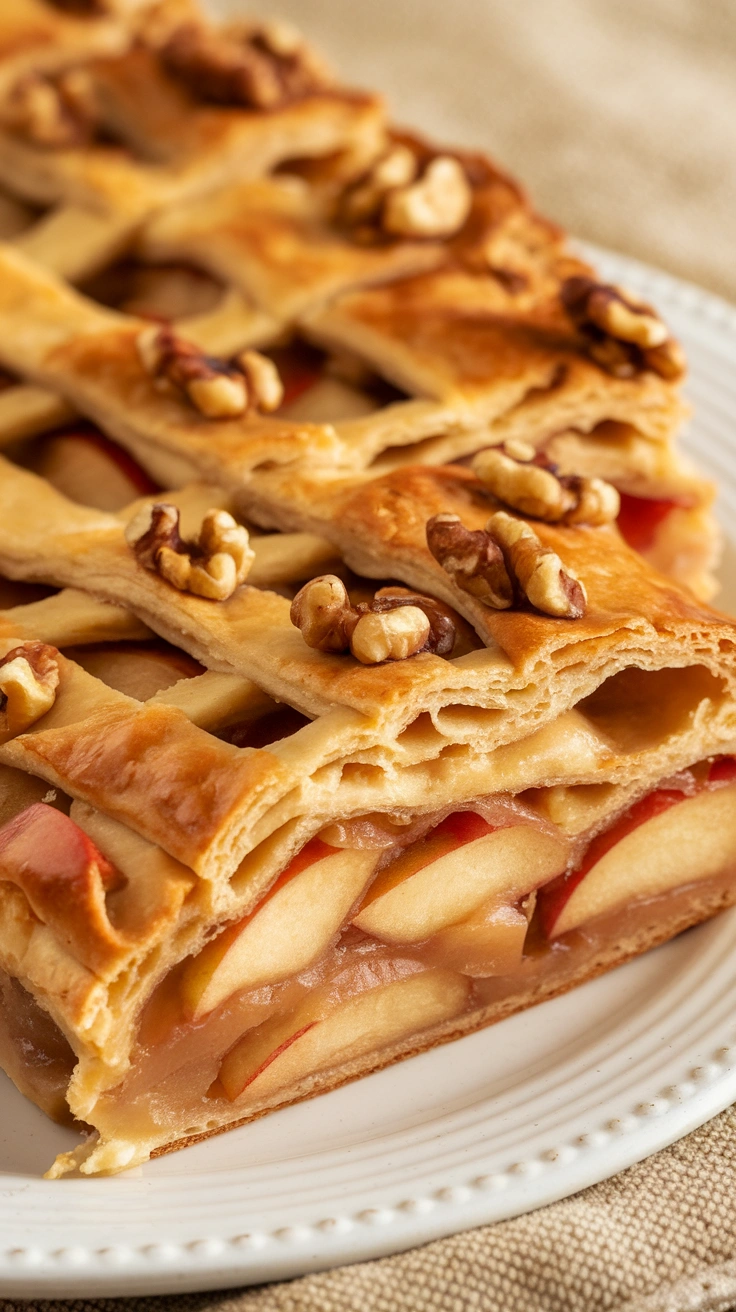 Apple Walnut Strudel