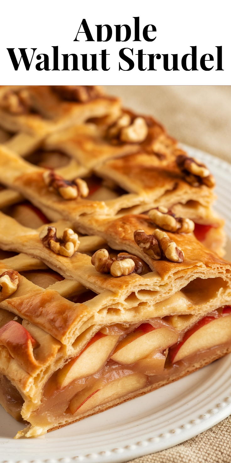 Apple Walnut Strudel