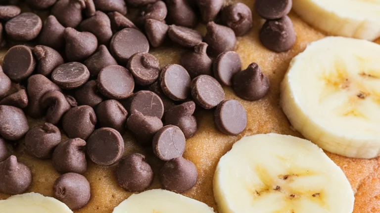 Banana Chocolate Chip Cake - Featured
