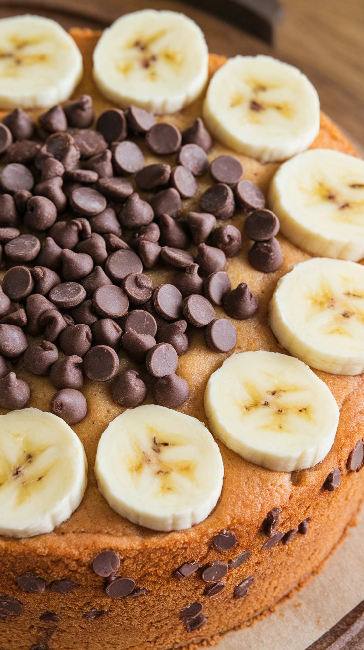 Banana Chocolate Chip Cake