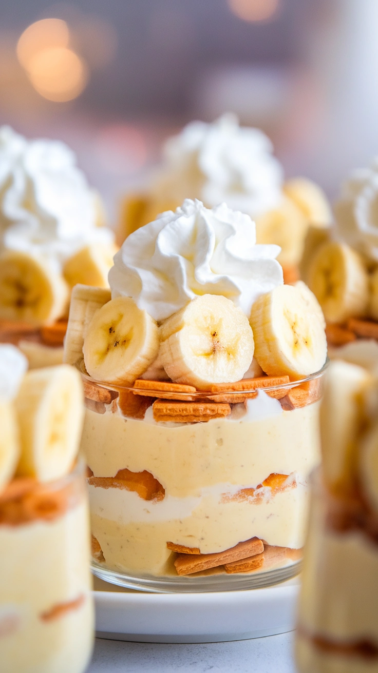 Banana Pudding Parfaits