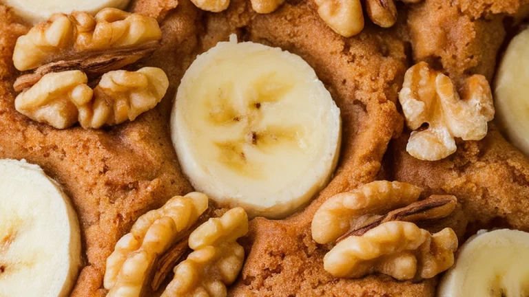Banana Walnut Cake - Featured