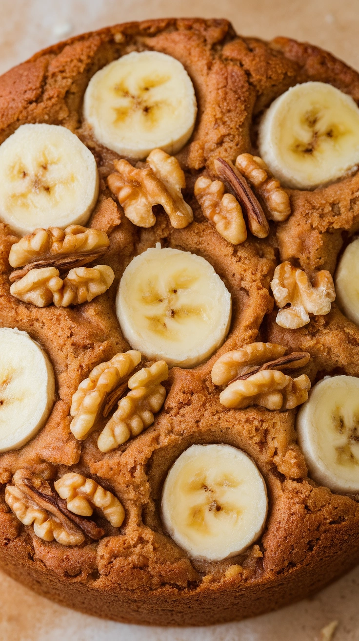Banana Walnut Cake