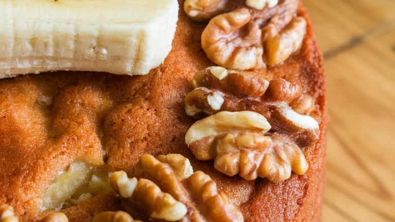 Banana Walnut Cake - Featured