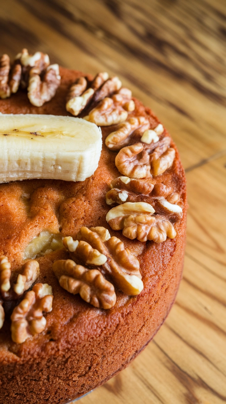 Banana Walnut Cake