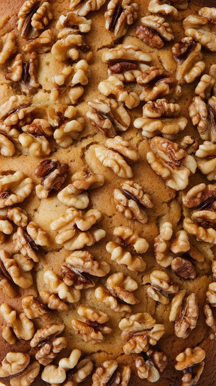 Banana Walnut Sheet Cake