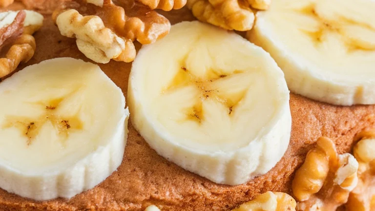 Banana Walnut Snack Cake - Featured