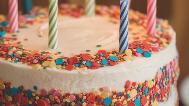 Birthday Confetti Cake - Featured
