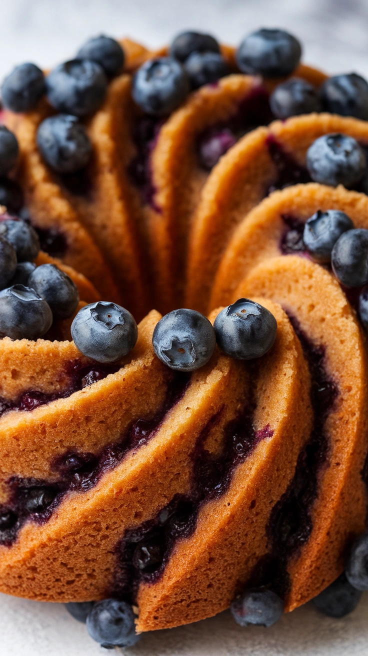 Blueberry and Buttermilk Bundt