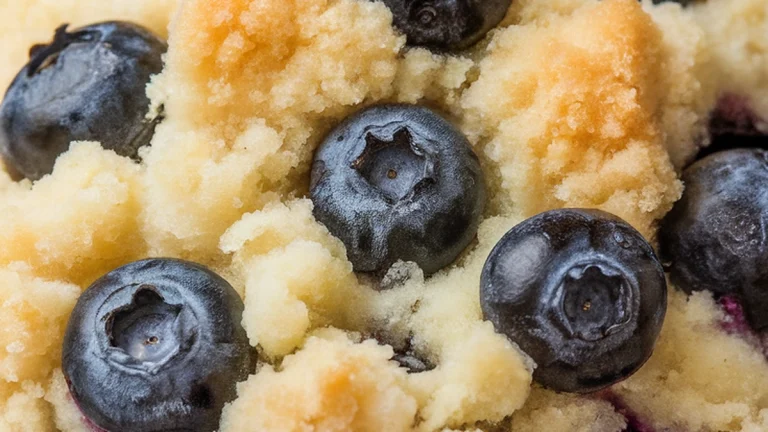 Blueberry Buttermilk Snack Cake - Featured