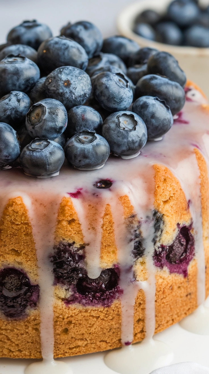 Blueberry Greek Yogurt Cake