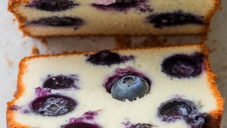Blueberry Yogurt Loaf Cake - Featured