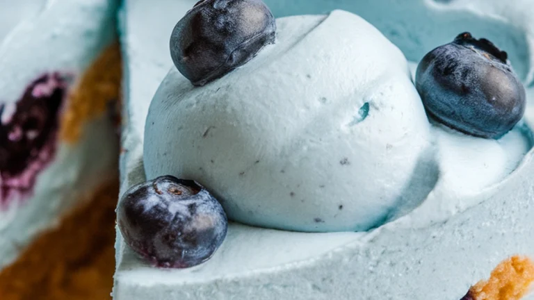 Blueberry Yogurt Mousse Cake - Featured