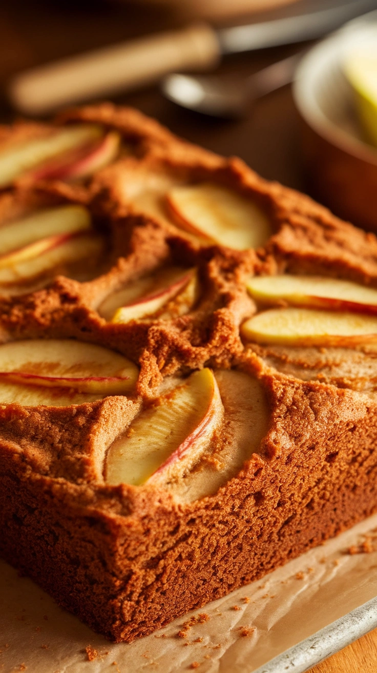 Brown Butter Apple Sheet Cake