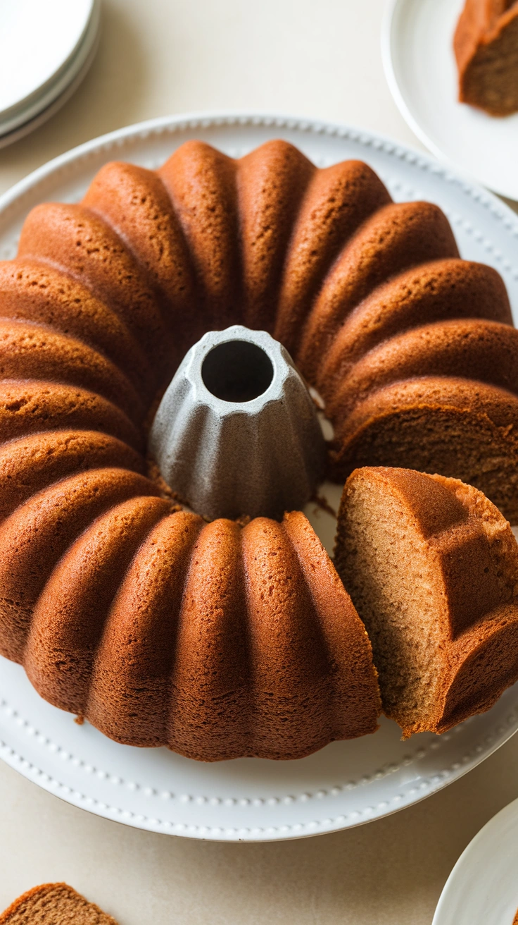 Brown Butter Banana Bundt Cake