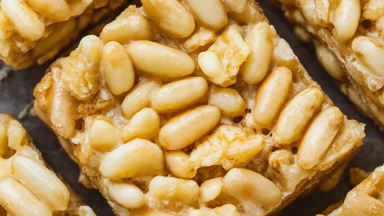 Brown Butter Rice Cereal Squares - Featured