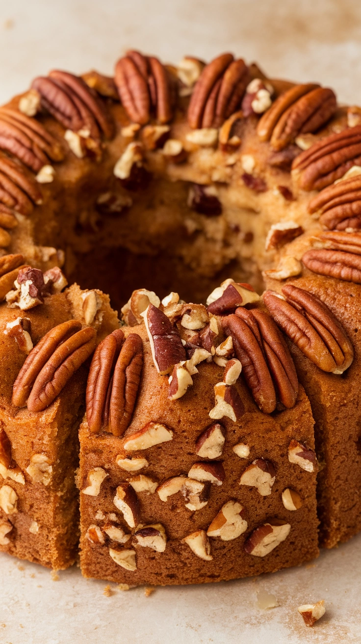 Butter Pecan Pound Cake