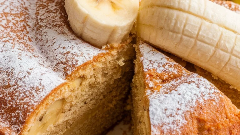 Buttermilk Banana Cake - Featured