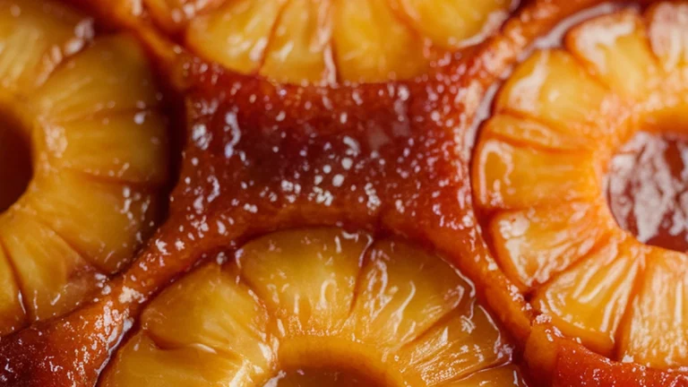 Caramelized Pineapple Upside-Down Cake - Featured